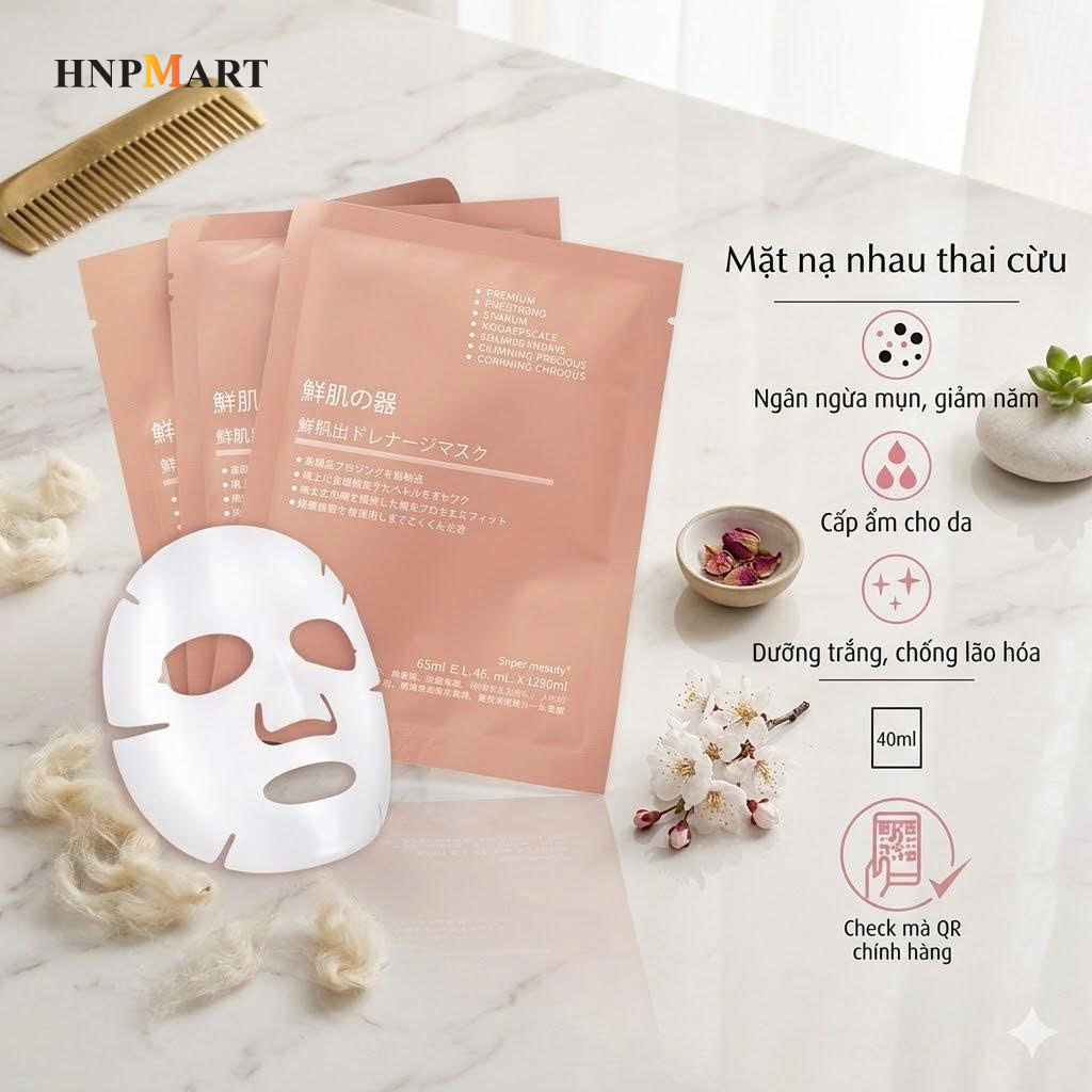 Mặt Nạ Tế Bào Gốc Nhau Thai Cừu Nhật Bản - Ảnh 5