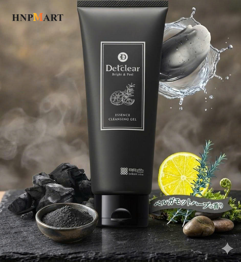 Sữa Rửa Mặt Tẩy Tế Bào Chết, Tẩy Trang Meishoku Detclear 180g - Ảnh 6