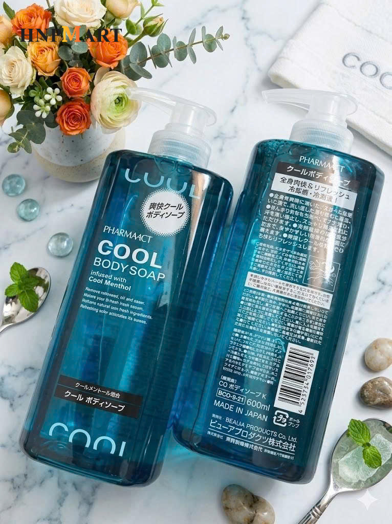 Sữa tắm nam Pharmaact Cool 550ml - Ảnh 5