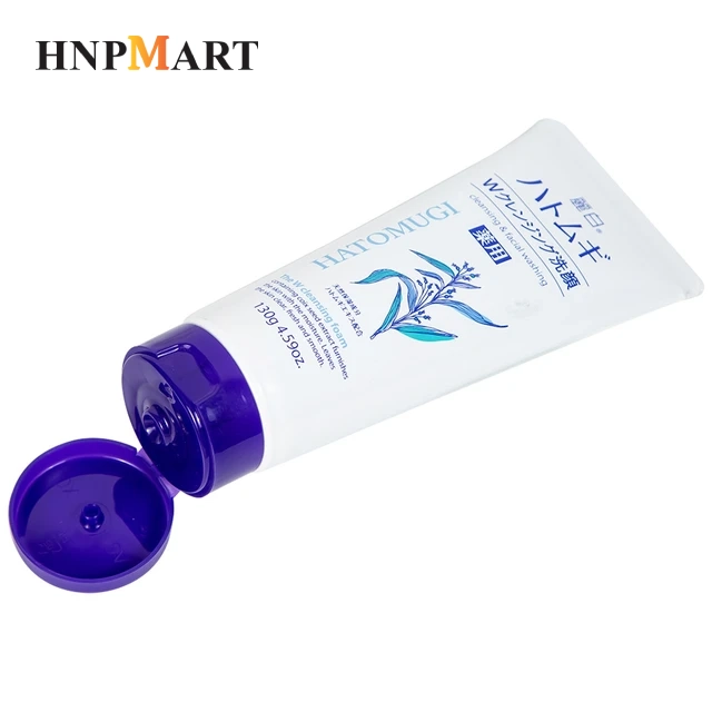 Sữa rửa mặt tẩy trang làm sáng da Nhật Bản Reihaku Hatomugi 130g - Ảnh 2