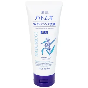 Sữa rửa mặt tẩy trang làm sáng da Nhật Bản Reihaku Hatomugi 130g