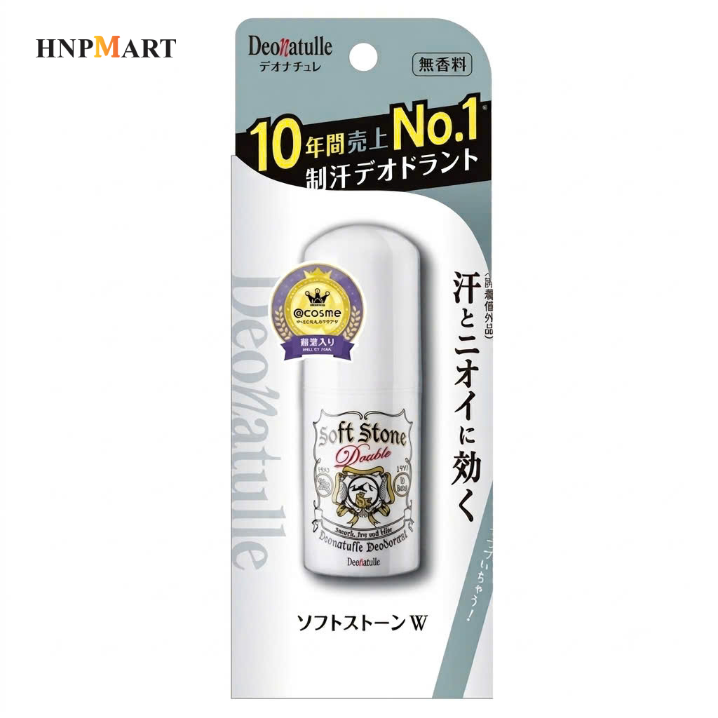 Lăn Nách khử mùi Nhật Bản đá khoáng Soft Stone 20g - Ảnh 2